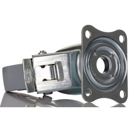 1 pcs - Tente Braked Swivel Castor Wheel, 400kg Capacity, 125mm Wheel