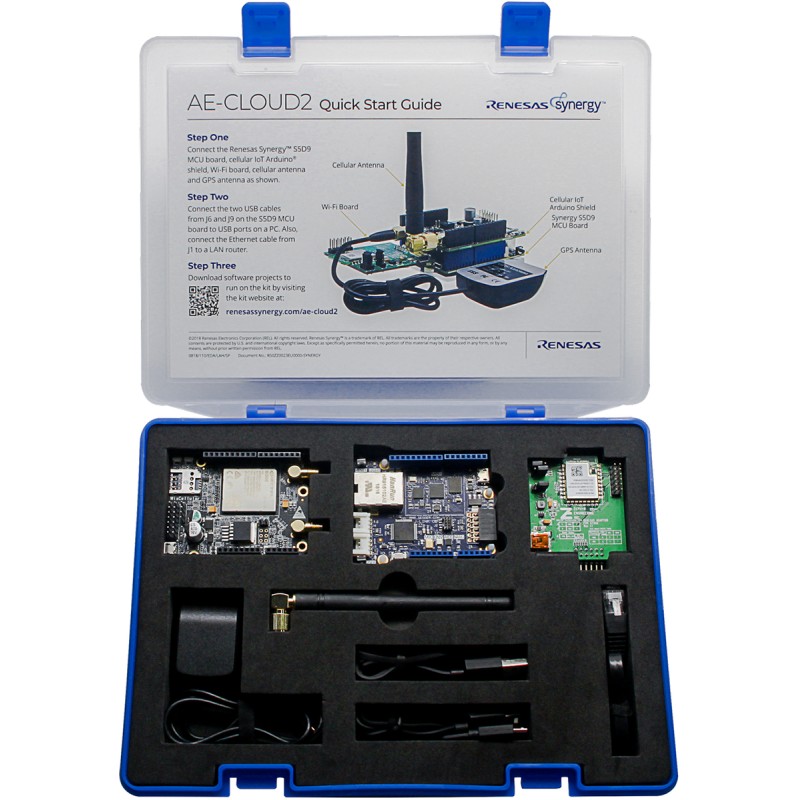 1 pcs - Renesas Electronics Synergy AE-CLOUD2 4G/LTE IoT Cellular MCU Development Kit YSAECLOUD2