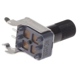 1 pcs - Alps Alpine 10kΩ Rotary Potentiometer 1-Gang Through Hole, RK09K1110A0J