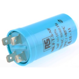 1 pcs - RS PRO Polypropylene Film Capacitor, 440V ac, ±10%, 1μF, Screw Mount