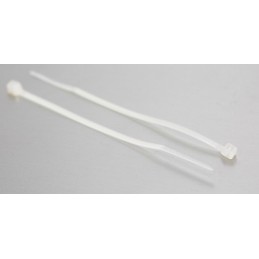 1 Bag of 100 - RS PRO Cable Tie, 100mm x 2.5 mm, Natural Nylon, Pk-100