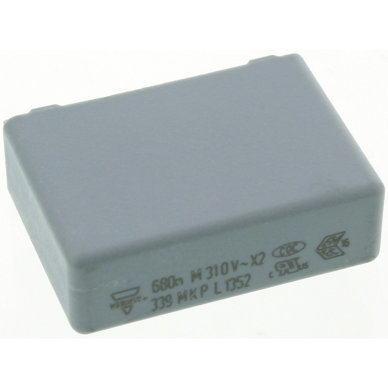 200 pcs - Vishay MKP 339 Polypropylene Film Capacitor, 310V ac, ±20%, 680nF, Through Hole