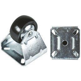 1 pcs - Tente Fixed Castor Wheel, 50kg Capacity, 50mm Wheel