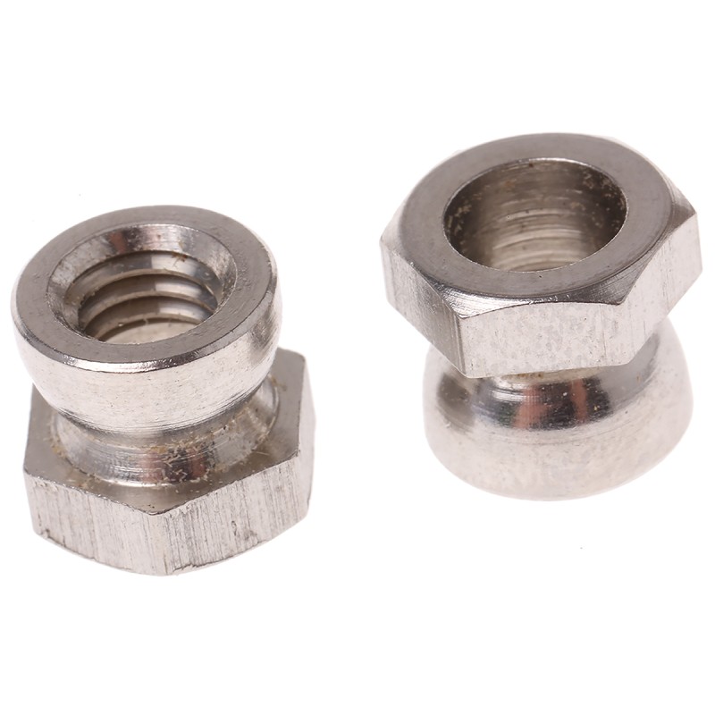 1 Box of 10 - RS PRO 10Nm Plain Stainless Steel Shear Nut, M6