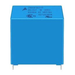 1 pcs - EPCOS B32924C Polypropylene Film Capacitor, 305V dc, ±10%, 4.7μF, Through Hole