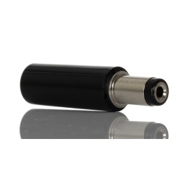 1 pcs - RS PRO DC Plug Rated At 5.0A, 12.0 V, Cable Mount, length 23.6mm, Nickel