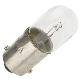 1 Pack of 10 - RS PRO BA9s Indicator Light, Clear, 24 V, 120 mA, 5000h