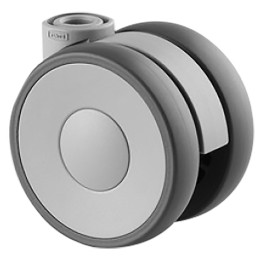 1 pcs - Tente Swivel Castor Wheel, 180kg Capacity, 66mm Wheel