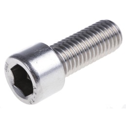 1 Box of 10 - RS PRO M12 x 30mm Hex Socket Cap Screw Plain Stainless Steel