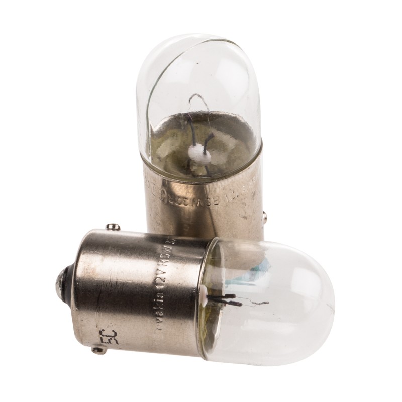 1 Pack of 2 - Osram BA15s Automotive Incandescent Lamp, Clear, 12 V