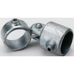 1 pcs - RS PRO Single Swivel Combination Connecting Component, Strut Profile Type 1, Round Tube Size Type 1