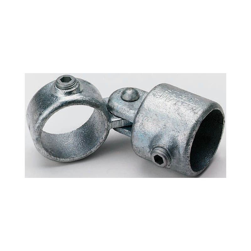 1 pcs - RS PRO Single Swivel Combination Connecting Component, Strut Profile Type 1, Round Tube Size Type 1