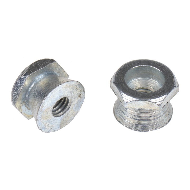 1 Box of 10 - RS PRO 10Nm Bright Zinc Plated Steel Shear Nut, M6