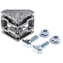 1 pcs - Bosch Rexroth M8 Angle Bracket Connecting Component, Strut Profile 45 mm, Groove Size 10mm