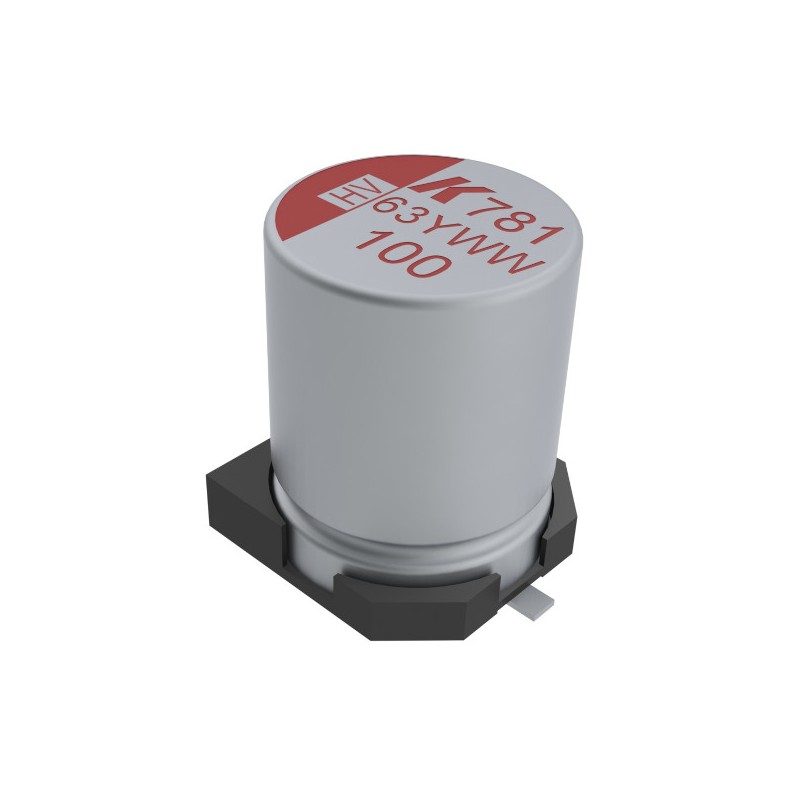 5 pcs - KEMET 270μF Surface Mount Polymer Capacitor, 35V