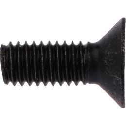 1 Box of 100 - RS PRO Black, Self-Colour Steel Hex Socket Countersunk Screw, DIN 7991, M6 x 16mm