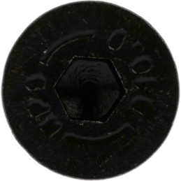 1 Box of 100 - RS PRO Black, Self-Colour Steel Hex Socket Countersunk Screw, DIN 7991, M6 x 16mm