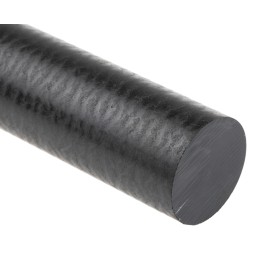1 pcs - RS PRO Black Polyetheretherketone PEEK Rod, 300mm x 30mm Diameter