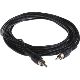 1 pcs - RS PRO Male RCA to Male RCA Aux Cable, Black, 5m
