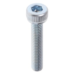 1 Box of 100 - RS PRO Bright Zinc Plated Steel Hex Socket Cap Screw, DIN 912, M3 x 16mm