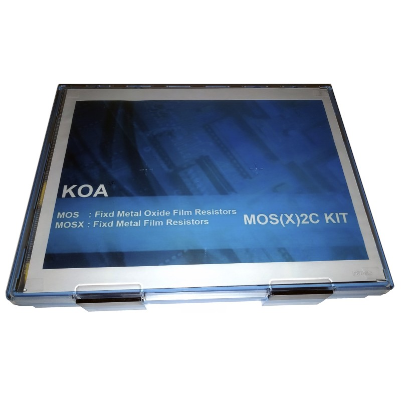 1 pcs - KOA, MOSX Metal Oxide, Through Hole 47 Resistor Kit, with 1175 pieces, 0.1 Ω - 100 kΩ