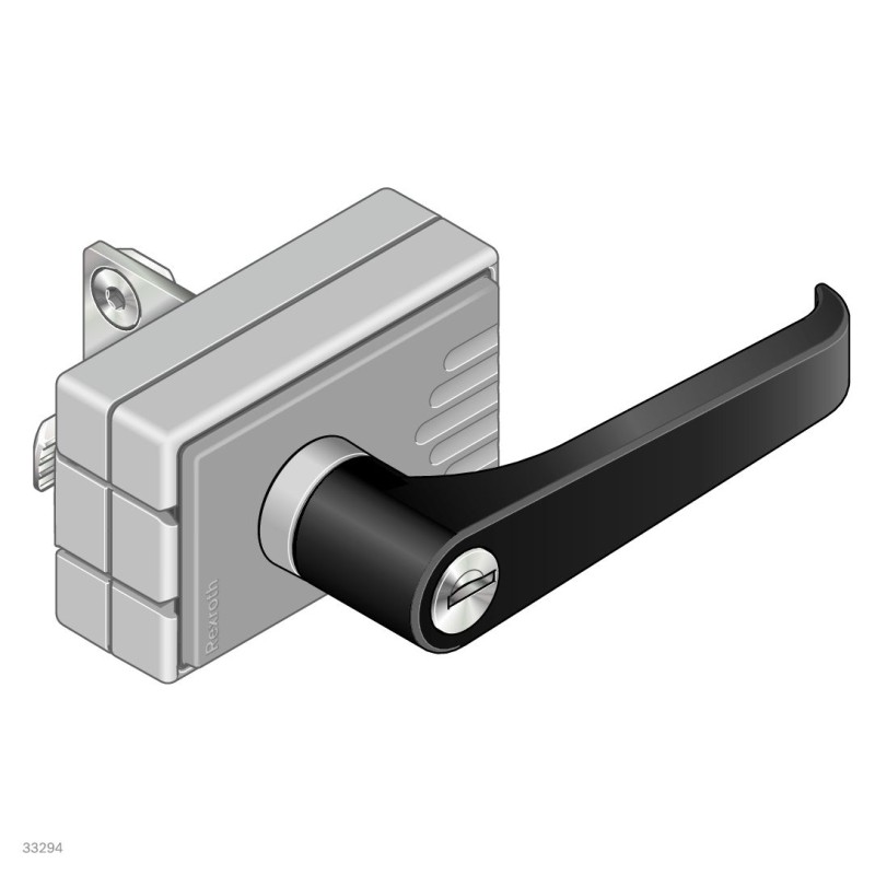 1 pcs - Bosch Rexroth Die Cast Zinc Uniform Lock, 8 mm, 10 mm Slot