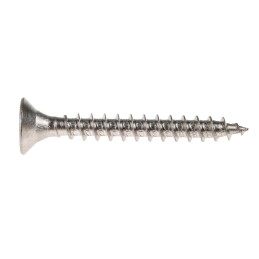 1 Box of 100 - RS PRO Pozidriv Countersunk Stainless Steel Wood Screw, A2 304, 5mm Thread, 40mm Length