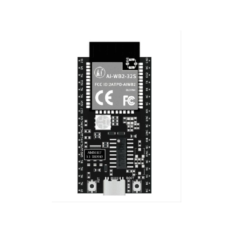 1 pcs - RF Solutions Development Board BL602 Bluetooth, WiFi Bluetooth Module, Development Module for Ai-WB2-32S Modules 2400