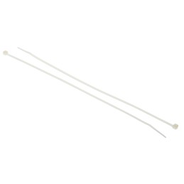 1 Bag of 100 - RS PRO Cable Tie, 292mm x 3.6 mm, Natural Nylon, Pk-100