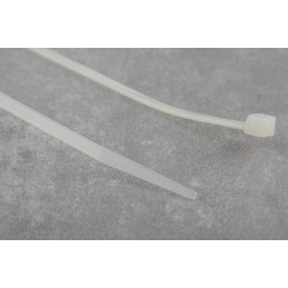 1 Bag of 100 - RS PRO Cable Tie, 292mm x 3.6 mm, Natural Nylon, Pk-100