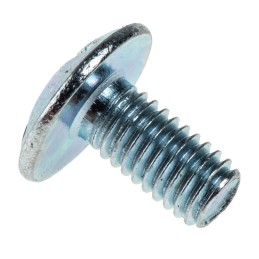 1 Box of 100 - Bright Zinc Plated Steel Roofing Bolt, M6 x 12mm