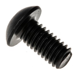 1 Box of 100 - RS PRO Black, Self-Colour Steel Hex Socket Button Screw, ISO 7380, M4 x 8mm