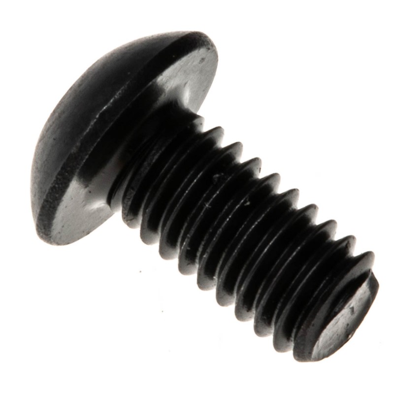 1 Box of 100 - RS PRO Black, Self-Colour Steel Hex Socket Button Screw, ISO 7380, M4 x 8mm