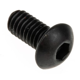 1 Box of 100 - RS PRO Black, Self-Colour Steel Hex Socket Button Screw, ISO 7380, M4 x 8mm