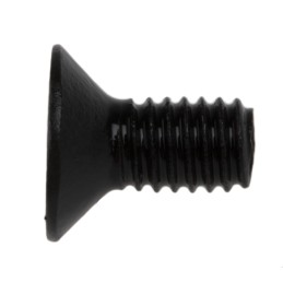 1 Box of 100 - RS PRO M4 x 8mm Hex Socket Countersunk Screw Black, Self-Colour Steel