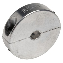 1 pcs - Ruland Shaft Collar Two Piece Clamp Screw, Bore 6mm, OD 30mm, W 8mm, Aluminium