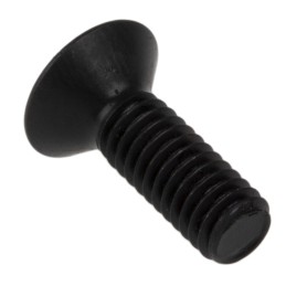 1 Box of 100 - RS PRO M4 x 12mm Hex Socket Countersunk Screw Black, Self-Colour Steel