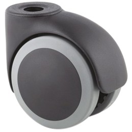 1 pcs - Tente Swivel Castor Wheel, 100kg Capacity, 75mm Wheel