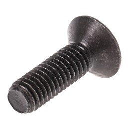 1 Box of 100 - RS PRO M6 x 20mm Hex Socket Countersunk Screw Black, Self-Colour Steel