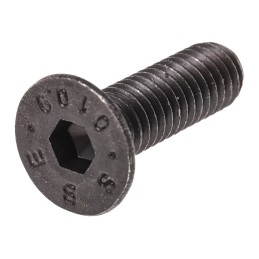 1 Box of 100 - RS PRO M6 x 20mm Hex Socket Countersunk Screw Black, Self-Colour Steel