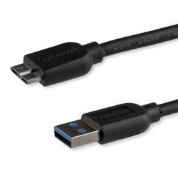 1 pcs - StarTech.com USB 3.0 Cable, Male USB A to Male Micro USB B Cable, 0.5m