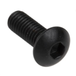 1 Box of 100 - RS PRO Black, Self-Colour Steel Hex Socket Button Screw, ISO 7380, M3 x 8mm