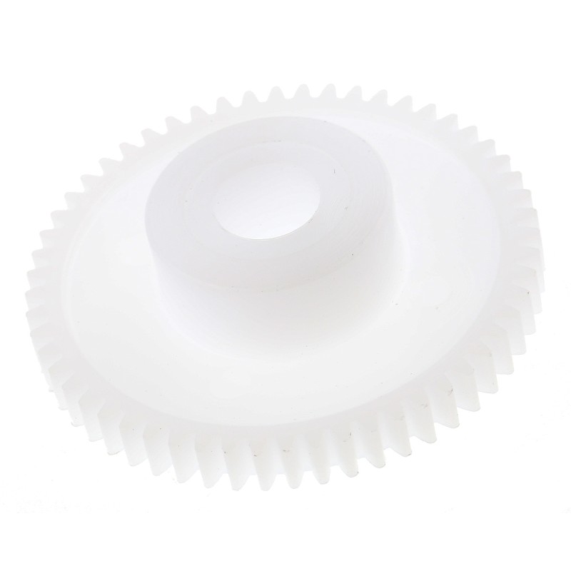 1 pcs - RS PRO POM 56 Teeth Spur Gear, 0.5 Module, 6mm Bore Diam, 28mm Pitch Diam, 14mm Hub Diam