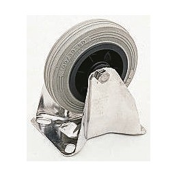 1 pcs - LAG Fixed Castor Wheel, 85kg Capacity, 100mm Wheel