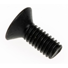 1 Box of 100 - RS PRO M4 x 10mm Hex Socket Countersunk Screw Black, Self-Colour Steel