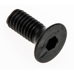 1 Box of 100 - RS PRO M4 x 10mm Hex Socket Countersunk Screw Black, Self-Colour Steel