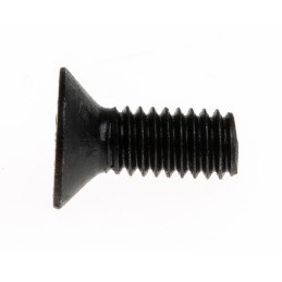 1 Box of 100 - RS PRO M4 x 10mm Hex Socket Countersunk Screw Black, Self-Colour Steel