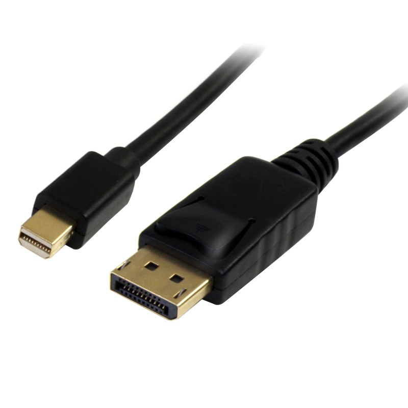 1 pcs - StarTech.com Male Mini DisplayPort to Male DisplayPort, PVC Cable, 4K @ 60 Hz, 2m