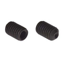 1 Box of 100 - Black, Self-Colour Steel Hex Socket Set M5 x 8mm Grub Screw