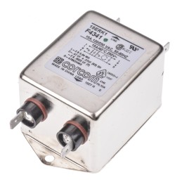 5 pcs - TE Connectivity, Corcom RK 15A 250 V ac 50Hz, Flange Mount RFI Filter, Spade, Single Phase